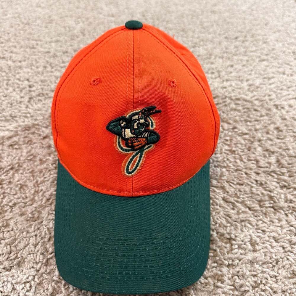 Greensboro Grasshoppers MiLB OC Sports Orange Adjustable Hat Cap Baseball OSFM